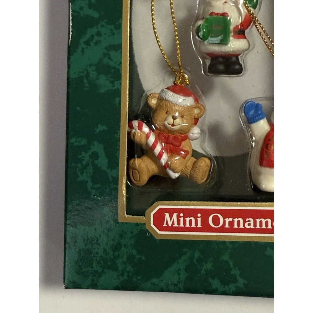 Kmart Vintage  Trim A Home Mini Ornament 5 Pack, New Old Stock